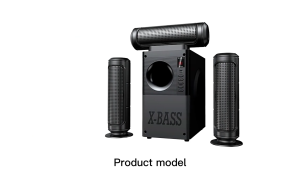 3 IN 1 Home Theater Speaker System FM Radio with LED Multimedia Speaker Audio Speaker Remote Control  MP3 Player for Party Christmas Indoor Outdoor Mobile PC