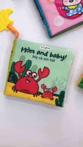 Đồ Chơi Vải Ehon Giáo Dục Sớm Tương Tác Kích Thích Giác Quan Cho Bé 0-12 Tháng – Lalala Baby