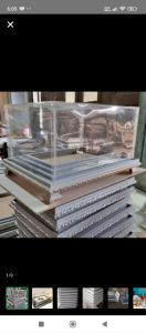 kotak hantaran pernikahan bahan frame fiber figura isi 3 pcs