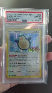 PSA 10 Snorlax #068 HOLO Black Star Promo Pre Release SWSH English (2020) - Pokemon Card GRADED