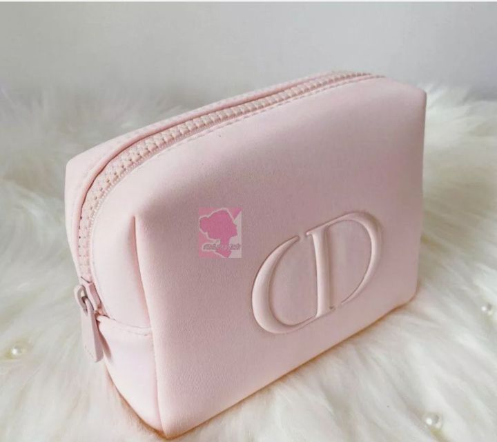 Dior makeup bag pink best sale