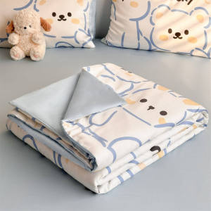 Nanjiren | Cooling Ice Silk Summer Quilt For Children Machine Washable
