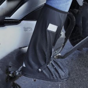 Penutup Sepatu Tahan Air Tabung Tinggi untuk Bersepeda Luar Ruangan Penutup Sepatu Tahan Air Tebal dan Tidak Licin