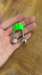 10 Chiếc Câu Cá Cắn Báo Động Xanh ABS Cần Chuông Kẹp Đầu Kẹp Câu Cá Ngoài Trời Phụ Kiện Cho Cần Câu