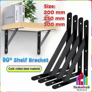 HB Heavy Duty Shelf Bracket Wall Mount 90° Brackets for Floating Shelf