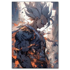 Bandai | Super Saiyan Goku Full Khoan Kim Cương Tranh Bộ Dragon Ball Anime Khảm Thêu DIY Trang Trí Nhà Quà Tặng 2026
