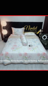 🕎LYOCELL 120S🕎 Bộ Chăn Ga Gối Lyocell 120S Cao Cấp Nằm Thoáng Mát Chần Bông Lông Vũ _ Nemtot Bedding