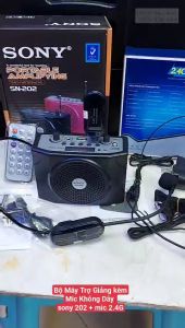 Máy trợ giảng không dây Sony SN-202 2.4G UHF Wireless Sóng xa