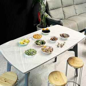 Quanhao | Disposable Rectangular Elastic Edged Plastic Tablecloth