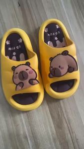 Childrens Capybara Slippers Bathroom Sandals 2026 Summer Anti-slip Cartoon Slippers Resilience Comfort Platform Kids Slippers