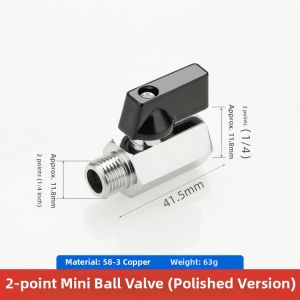 danxilu | Dual Inner Thread Copper Ball Valve