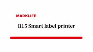 Marklife R15 Mini Portable Label Printer Thermal Transfer Pocket Label Maker With Long Life Paper POLYESTER Gift-wrapping Ribbon