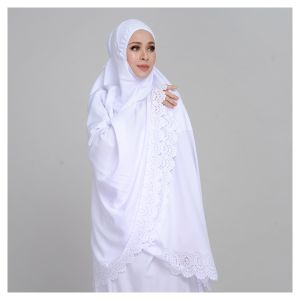 Najjah Telekung Poket Lasercut  telekung cantik telekung poket telekung umrah haji travel