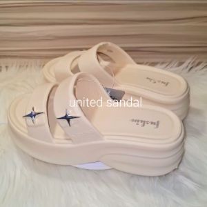 SANDAL WANITA IMPORT MURAH SOL TINGGI BAHAN TAHAN AIR