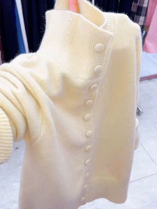 Stylish High-Neck Long-Sleeve Thick Knitwear Spring Womens Clothing