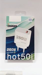 Batok Kepala Charger HP For INF HOT 50i Fast Charger 280W Support Fast Charging Batok Adapter
