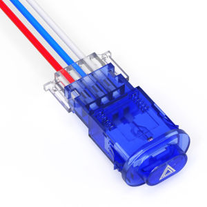 Signal w/3 Wires Lock Motorcycle Hazard Light Switch Double Warning Flasher Emergency Universal Secure