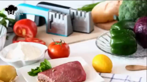 Homepeas® Home Knife Sharpener 4 Stage Kitchen Whetstone