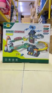 Mainan Anak SPACE SHUTTLE ORBIT Parking Lot Diecast Mobil Astronot Lot
