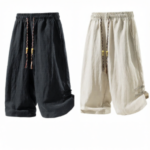Mark Fairwhale | Lycocell Breathable Loose Fit Shorts Mens Capri Pants