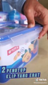 ( BISA COD ) PROMO Lion Star KP-51 (1001) Klip To Keep 465ml / Tempat Penyimpan Makanan / Toples Lock Klip To Keep / Food Storage / Wadah Makanan / Tempat Cemilan / Toples Plastik Polos / BPA FREE