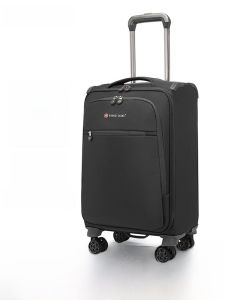 กระเป๋าเดินทางมีด Swiss Army ผ้า Oxford น้ําหนักเบาเป็นพิเศษพร้อมสี่ล้อและความจุขนาดใหญ่สําหรับเช็คอิน 20 นิ้วพกพา 28 นิ้ว