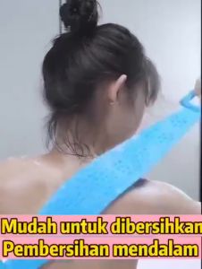 Sikat Punggung Silikon Shower Puff Spons Bath Mandi Scrub Alat Gosok Badan Scrubber Silicone
