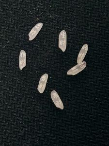 Lucky Rice Keychain Pocket Style Carriage Charm Creative Gift Keychain Cultural Creative Engraving Lucky Charm Bag Decoration