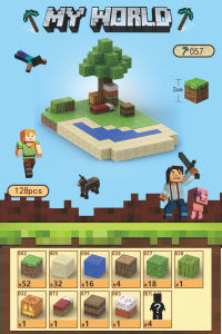 My World 3D Magnetic Block Magnet Building Blocks Kids Puzzle Jigsaw Puzzle 2024 New Arrival Boy Toys