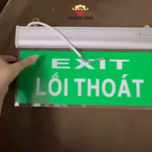 Đèn exit chỉ dẫn thoát hiểm lối thoát DEN-TH-01 -Thiết Bị Phòng Cháy Chữa Cháy loại xịn