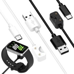 Bộ Sạc Samsung Galaxy Fit 3 55/100CM USB/USB C Cáp Sạc Từ Tính Dây Silicon Cho Phụ Kiện Đồng Hồ Thông Minh