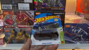 Mô Hình Siêu Xe Điện Cadillac Celestiq Màu Xanh Hot Wheels Chính Hãng