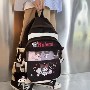 Sanrio Kuromi My Melody School Bag: Kawaii Large Capacity Girly Cute Elementary School Junior High School Student School Bag Backpack