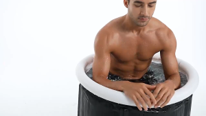 Ice Baths at Home Outdoor Ice Bath Portable Bathtub Cold Water Plunge Tub Outdoor Room Adult child portable bathtub Ice Bath Tub for Athletes With Cover Cold Plunge Tub for Recovery Therapy
