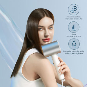 Xiaomi Ionic Hair Dryer H500 Water Ion Anion Hair Dryer Blower Professinal Hair Care 1800W Quick Dry Blow Hairdryer NTC Temperature 小米吹风机筒负离子