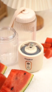 Gaabor Portable Juicer Blender For Shake Rechargeable Lightweight Food Processor 350+280ml Dual Cup