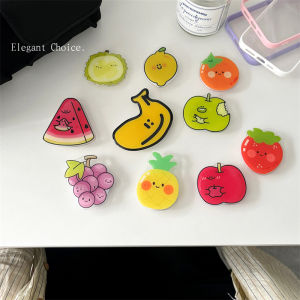 ชาร์จไฟแบบติดหน้าจอ ชาร์จไฟแบบติดหน้าจอ ทรงสั้น รูปผลไม้แฉ่งได้ ดีไซน์น่ารัก สำหรับโทรศัพท์มือถือแบบไร้สาย