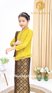 Nusa Kebaya Setelan Kebaya Anak Permata Model Encim Kebaya Anak Umur 0-12Tahun kebaya Anak Perempuan