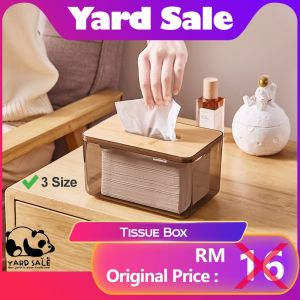 Yard Sale - Wooden Tissue Box Napkin Tissue Holder Living Room Dresser Study Desk Kitchen Bedroom Tisu Box Storage 纸巾盒