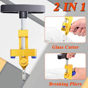 1pc Manual Tile Cutter 2-in-1 Glass Boundary Opener Manual Scribing Cutting Machine Hand Held Roller for Ceramic Tile Glass