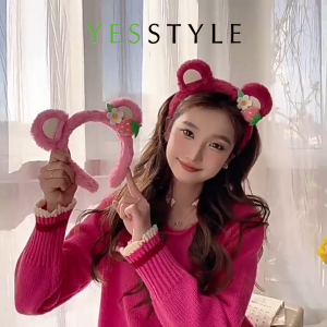 Yesstyle Bando Bulu Karakter Bear Lotso Bandana Strawberry Lucu Aksesoris Rambut