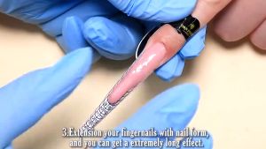 MS.W Non-Stick Solid Nail Extension Glue 5ml/15ml Super Sticky and Quick-drying Clear Nude Pink Extension Gel