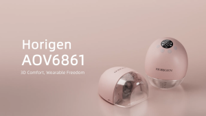 Horigen Double Wearable Breast Pump 6861A handsfree rechargeable electric