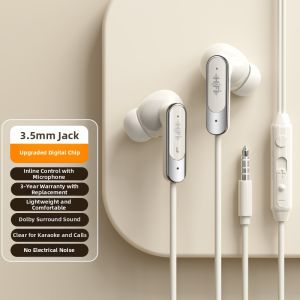 ERYE | Wired In-ear High-Quality Noise-Cancelling Gaming Music Earphones with Heavy Bass Type-C