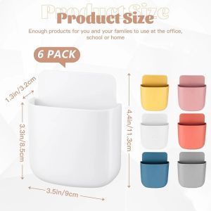 New Wall Mounted Storage Box Mobile Phone Plug Holder Stand Rack Remote Control Storage Organizer Case For Air Conditioner TV。；’