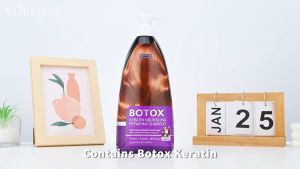 KORMESIC Botox Keratin Hair Shampoo Deep Repair Moisturizing Anti-Frizz Nourishing Damaged Hair Mask 1000ml