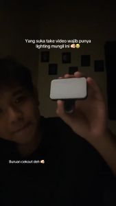 Penjualan Terbaik: INBEX PL4 Mini Lighting konten 3 warna LED Light untuk Selfie & Fotografi