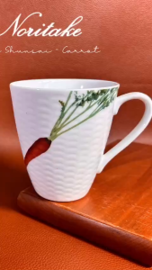 NORITAKE - Kyoka Shunsai - 01 Chiếc Cốc/ Ly Cà Rốt 290ml