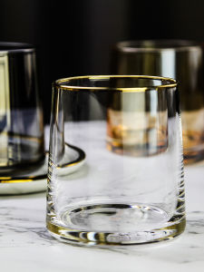 Cốc Thủy Tinh Sáng Tạo Phong Cách Scandinavia Cốc Đánh Răng Khách Sạn Cốc Nước Dùng Trong Nhà Cốc Thủy Tinh Chịu Nhiệt Hình Tròn