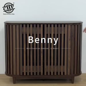 CHF BENNY Multifunction Cabinet 2 Door /Shoe Cabinet/ Storage Cabinet (Color : Columbia/Brown)